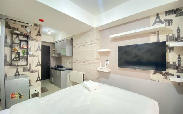 Homey Studio Furnished At Grand Asia Afrika Apartment