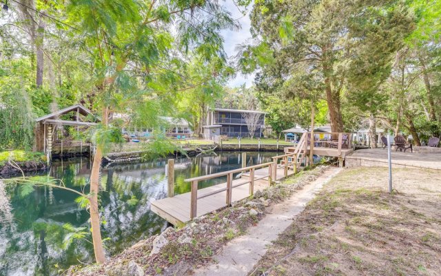 Tropical Canalfront Escape With Decks & Dock!