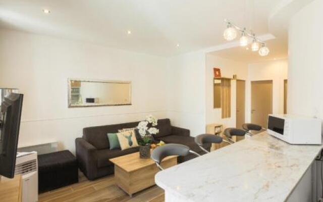 Stylish White and Red Apartments