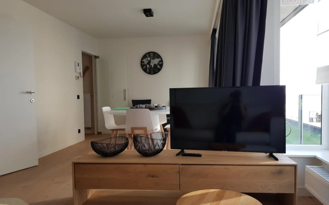 Koksijde Zeedijk La Digue 102 appartement - lateraal zeezicht