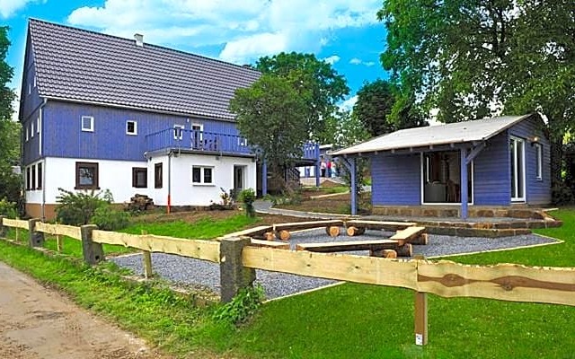 Bergoase Hütte und Hostel Sauna Kamin Lagerfeuer