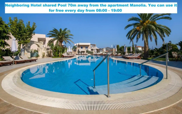 Manolia Dream Apartment 3-bedrooms 30m to the beach