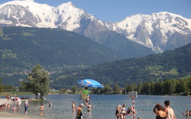 Studio in Praz-sur-arly, With Wonderful Mountain View and Enclosed Gar