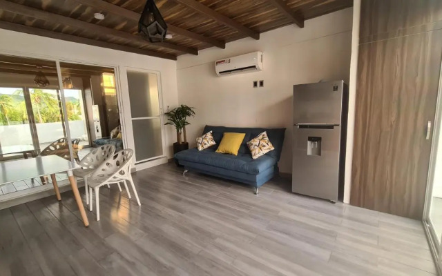 Moderno depa con terraza y vista extraordinaria