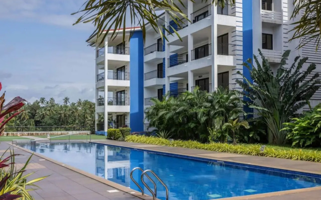 Premium 1BR in Calungute- Pool Sauna Near Beach