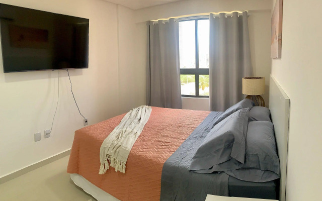 Apartamento superior na praia de Intermares