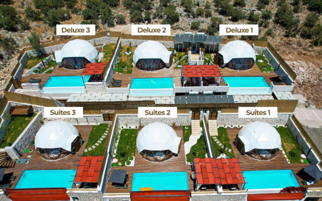 Kalkan Dome Suites & Deluxe-Glamping Holiday In Kalkan