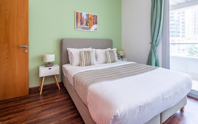 Minutes From Beach! Bright 1BR in Dubai Marina!