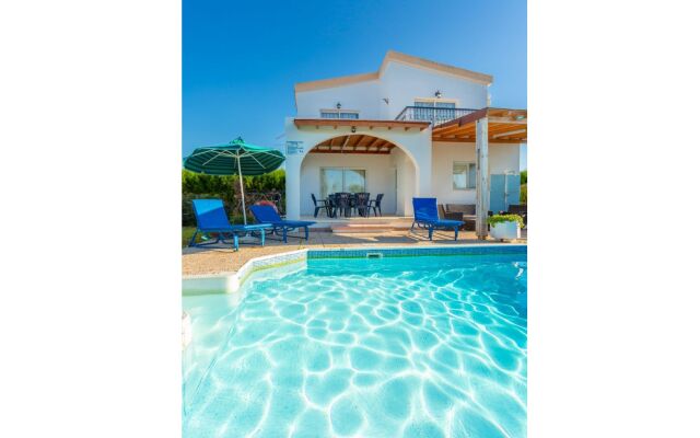 Argaka Sun Villa Tria Large Private Pool Walk to Beach Sea Views A C Wifi - 3271