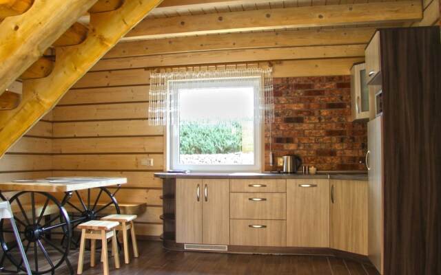 A Wooden, Eco-friendly House by the Goszcza Lake. Living Room, 2 Bedrooms