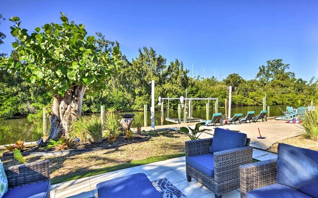 Waterfront Bradenton Home: Heated Pool & Fire Pit