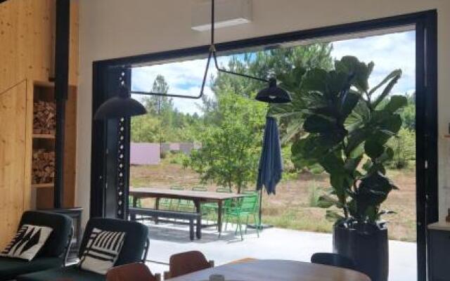 La Maison dans l'Airial, maison d'architecte en pleine nature