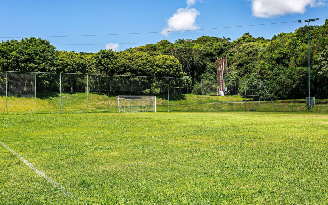 Studio vista mar pé na areia no Santinho STO2208