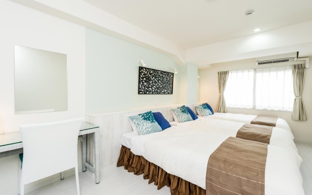 Kariyushi Condominium Resort Naha Sky Living Hotel Asahibashiekimae – Guest Rooms – Naha