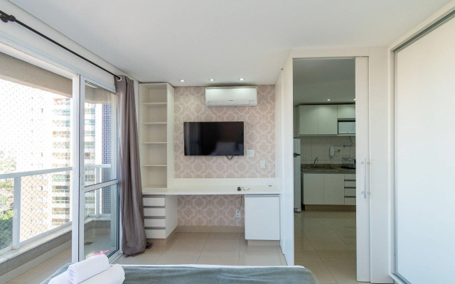 Flat aconchegante no Setor Bueno - TH1604