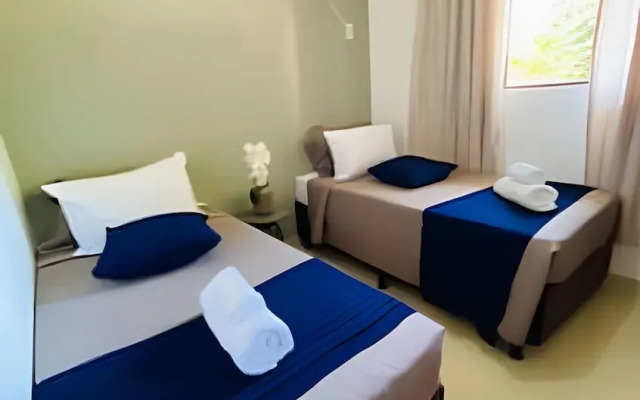 Apartamento para 4 pessoas com AC
