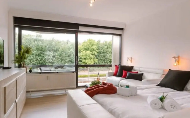 Modern Studio With Balcony Near the Beach