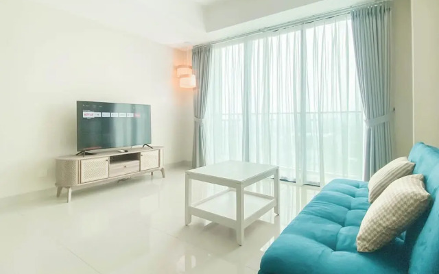 Spacious and Combined 1BR Apartment at Nine Residence
