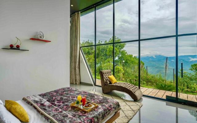 SaffronStays Glasshouse Celeste Ranikhet luxurious glass villa with breathtaking views All clear roads