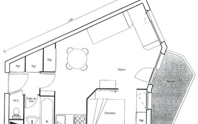 Appartement Avoriaz, 2 pièces, 5 personnes - FR-1-634-27