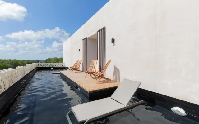 Modern Studio Breathtaking Pool GYM Fast Wifi Concierge, Tulum