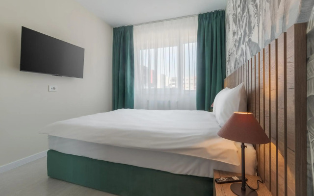 High view by shopping park