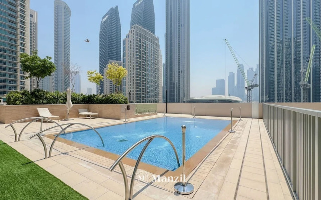 Manzil - 3BR in Downtown with Burj View