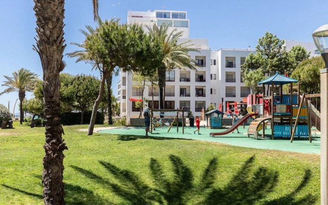 Quarteira First Line Front Beach Pool Flat View