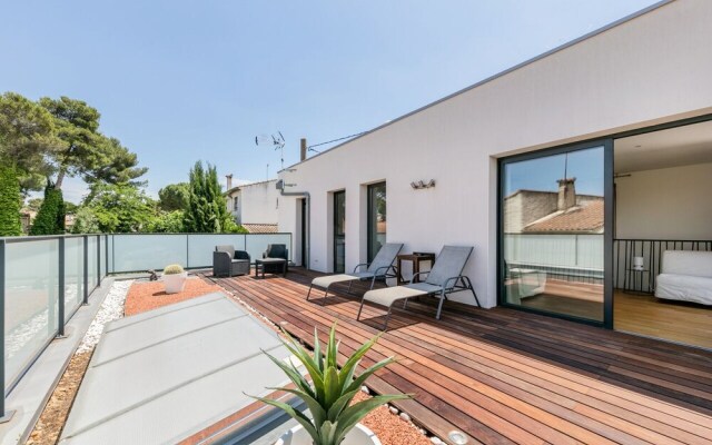 Villa d'architecte avec spa