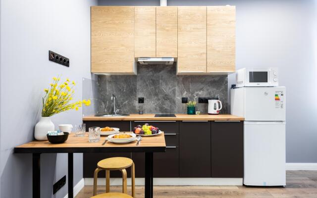 Sunmarine apartments (Санмарин апартментс) на улице Анны Ахматовой