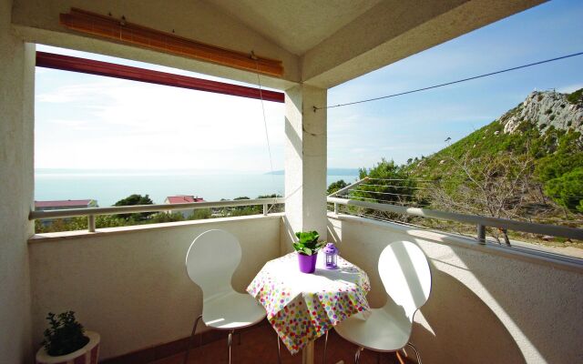 Apartment Stipe - sea view from the terrace : A1 Makarska, Riviera Makarska