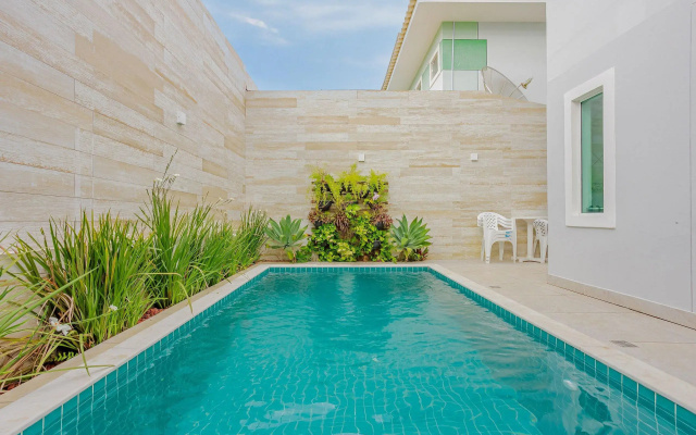 Gb01 Excelente Casa 4 Suítes Em Guarajuba Com Piscina E Wi Fi