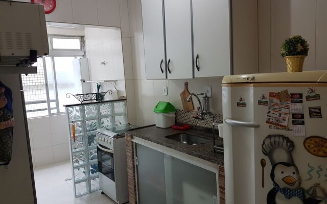 Apartamento em frente a Praia Santos