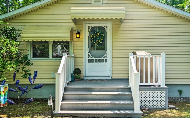 Lakefront Mayville Cottage w/ Dock & Grill!