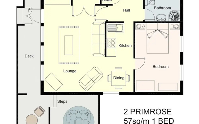 Primrose Lodge 2 with Hot Tub (H 2014) 57293