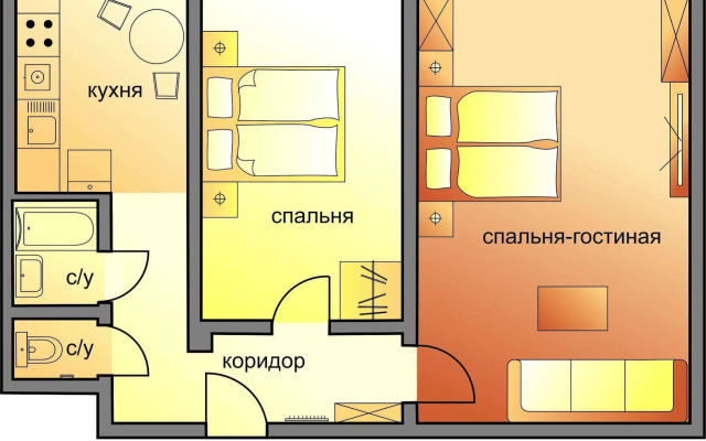 Kvart Apartments Kievskaya
