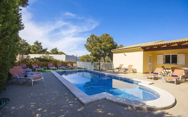 The Villa Located in Cala Vinyes, has a Private Pool