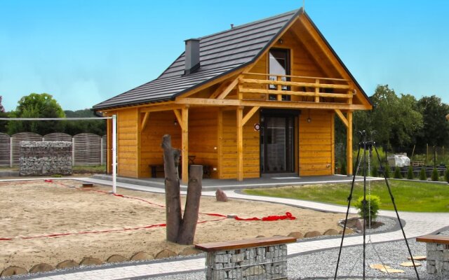 A Wooden, Eco-friendly House by the Goszcza Lake. Living Room, 2 Bedrooms