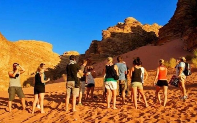 Wadi Rum castle camp