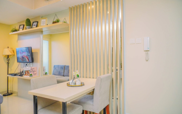 Bright 1Br With City View At Oasis Cikarang Apartment