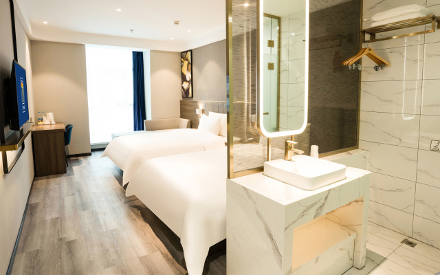 7 Days Premium Hotel (Tianjin China Northern Hardware City Dabeizhuang Subway Station) – Guest Rooms – Tianjin