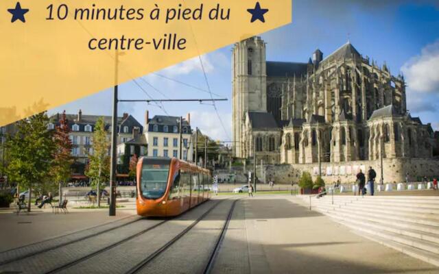 Le Voyageur - Gare - Tram - Wifi - 4 personnes