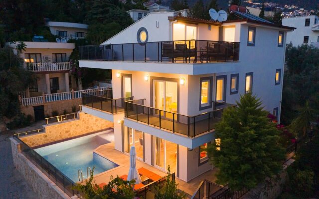 Villa With 5 Bedrooms In Kalkan With Wonderful Sea View Private Pool Terrace