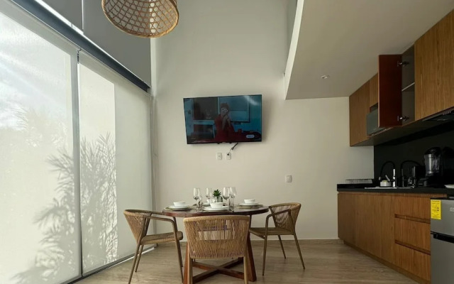 Modern apartment in Tulum trendy zone