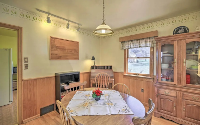 Quaint Creekside Home w/ Spacious Deck & Yard