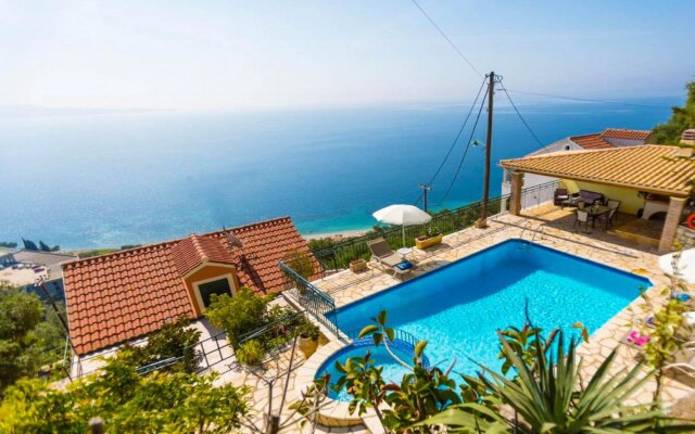Villa Aris Large Private Pool Walk to Beach Sea Views A C Wifi - 2453