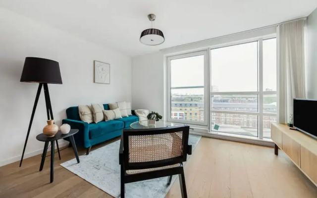 Stunning 2B Vauxhall Apt near Thames & Tube