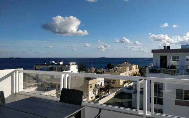 Sea View Penthouse with large terrace IROM1-1