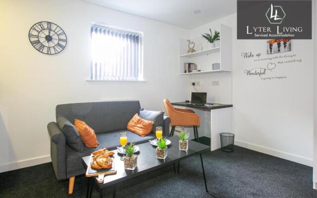 Leicester's Lyter living Serviced apartments Opposite Leicester Railway Station