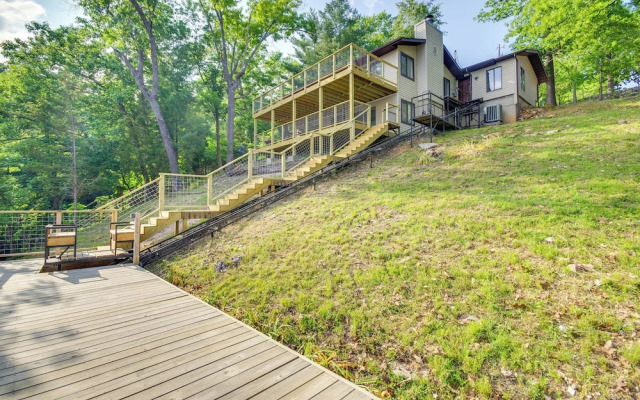 Waterfront Home w/ Views & Dock in Sunrise Beach!